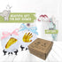 Cherished Baby Handprint & Footprint Keepsake Kit with Burp Cloths