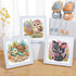 ajepon 6 Pack 8-12, (6x6inch) Animal Diamond Art Kits for Kids, Cute Animals Diamond Art for Kids Ages Cat Dog Turtle