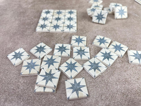 150 Pcs Dollhouse Flooring, 1:12 Scale Miniature Checkerboard Floor Tiles