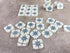 150 Pcs Dollhouse Flooring, 1:12 Scale Miniature Checkerboard Floor Tiles