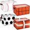 Bokon 4 Pcs Sports Ball Storage Basket Bin Fabric Toys Storage Cube