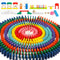 1000 PCS Dominoes Set for Kids with Extra 11 Blocks, Wooden Building