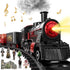 Train Set for Toddlers 2-4, Electrical Trains with Track, Smoke, Light, Sound