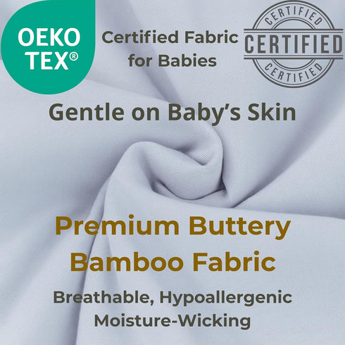 Ultra-Soft Organic Bamboo Baby Sleep Sack - Safe and Breathable Wearable Blanket