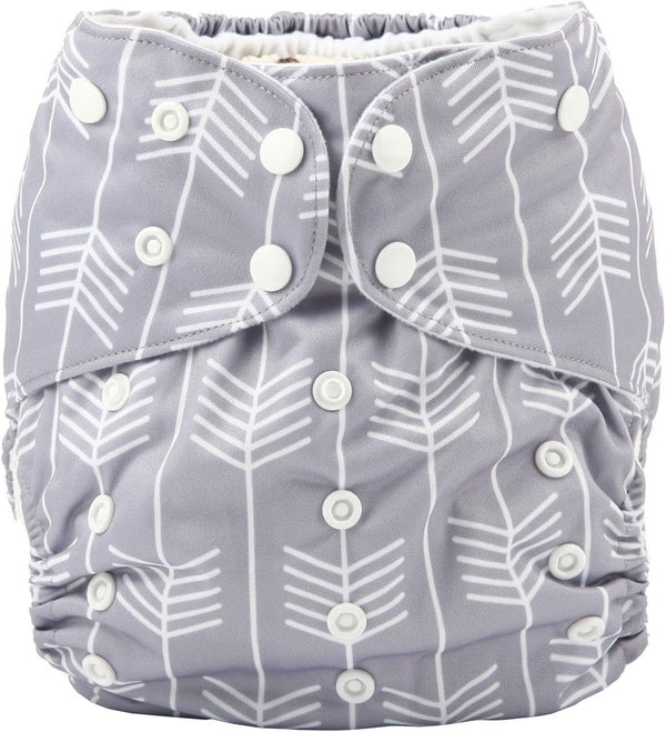 Junior Big Cloth Diaper - 2 to 7 Years Old, Nappy, Pocket Reusable Washable (Arrow)