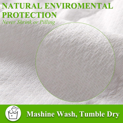 6 (19.5''-14'', Count, 10) Cotton Prefold Cloth Diapers -Fasoar Ply Baby Washable Cloth Diaper Covers for Babies