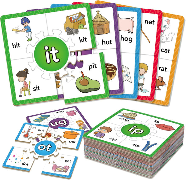 Phonics Puzzle Games, Spelling Games, Flash Cards for Toddlers, Educational Toys for Kids Preschool Learning