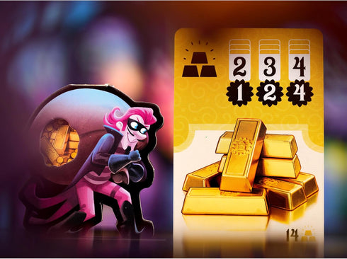 Mighty Boards Pinched! 14+, 2-5 : - Heist Board Game, Mastermind A Manor Burglary, Blends Bluffing Guessing