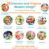 10 1-5, 1-3 GO GO Songs of Creation and Praise: Christian Baby Books with Songs, Singing Toy, Sound Play for Ages