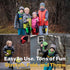 NUTTY TOYS Parachute Toys for Kids, Tangle Free Outdoor Flying Parachute Men, Best Christmas Stocking Stuffers for Ages