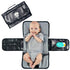 Black Grey Baby Camo Portable Diaper Changing Pad Waterproof Foldable Travel Mat