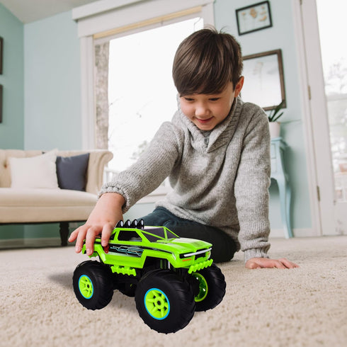 12" Maxx Action Motorized 'Lights & Sounds' Off-Road Monster Truck - Green