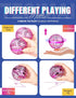 2024 360 Galaxy Ball, Upgraded Hand-Controlled Flying Orb Toy for Kids - Fly Fidget Spinner, Cosmic Globe Rotating