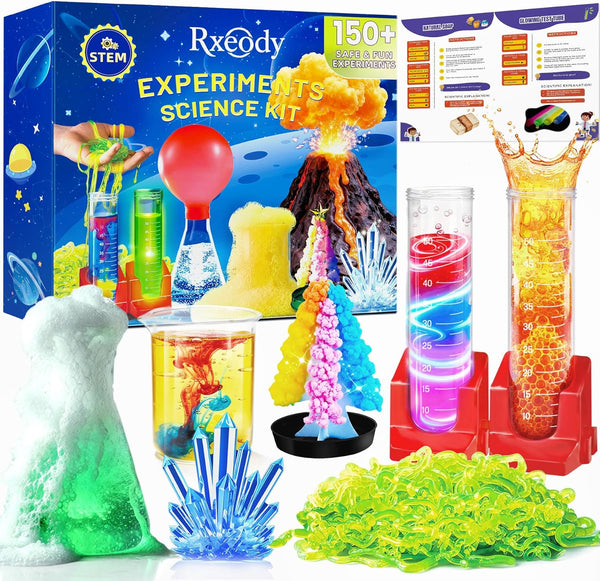 Rxeody 150+ Science Kits for Kids, STEM Activities Educational Science Experiments Gifts with
