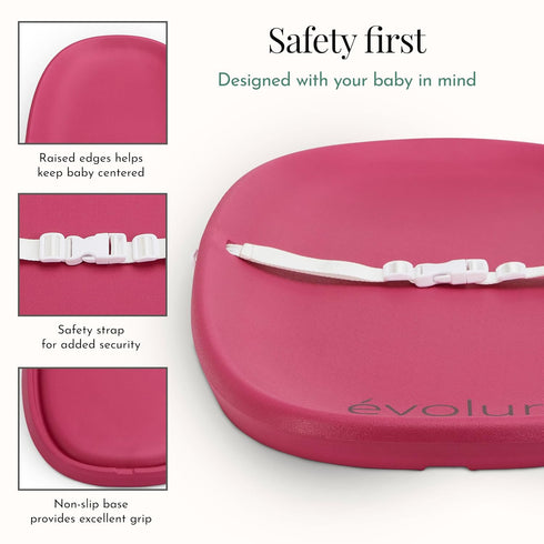 Evolur Eva Baby Changing Pad, Soft, Lightweight and Portable Changing Pad, Fits All Changing Table, Waterproof Firm