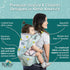 6-in-1 43 Inches, 2-36 6-45 lb Baby Carrier - Ergonomic Soft Carrier with Hip Seat and Large Storage, Front and Back
