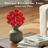 QIFUN Sets, 670Pcs Red Roses Flower Bouquet Building Artificial Flowers Building Blocks Compatible with Lego Flowers