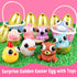 8 Pack Jumbo Golden Easter Eggs with Eye-Pop Fidget Toys Inside, Large Plastic Filled Easter Eggs for Easter Basket