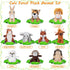 10 Pack 3.5 Inch Set 10 My OLi Plush Wild Animals Toys - Jungle Stuffed Animal Bulk Toys for Kids: Tiger Lion Elephant