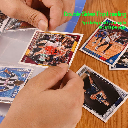 120 9-Pocket 3 ABLY Pages Double-Sided Trading Card Pages Sleeves Clear Plastic Game Card Protectors for Skylanders