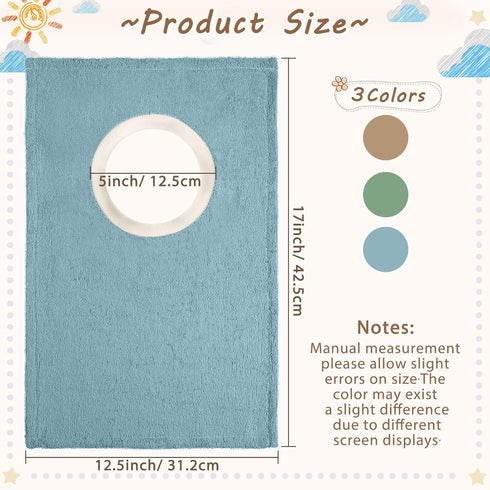 6 Foaincore Pcs Pullover Baby Bibs Cotton Terry Toddler Absorbent Infant for Feeding and Drooling Towel Bib (Fresh