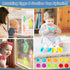 7in1 612Months 1+ 13 Montessori Baby Toys for & Years, Infant Sensory Teething & Stacking Blocks | Wooden Shape Sorter