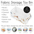 Sweet Jojo Designs Jungle Animals Small Fabric Toy Bin Storage Box Chest Baby Nursery Kids Room Dark Hunter Green