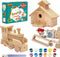 Kraftic Woodworking Building Kit | 2 Educational DIY Carpentry Projects for Kids and Adults | Build a Town Hall