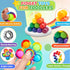 12Pack 3-5 5-7 Easter Basket Stuffers for Tollder Kids, Sensory Autism Toys for Toddler Autistic Travel Airplane Road