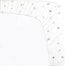TL Care Printed 100% Natural Cotton Jersey Knit Cradle/Bassinet Sheet, 18 x 36 Fitted, Gray Stars and Moons