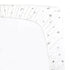 American Baby Company 100% Natural Cotton Fitted Pack and Play Sheet, 39" x 27", Grey Stars and Moons for Boys & Girls