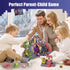 BINZKBB -198PCS 4 5 6 7 8 10+ Magnetic Blocks Enchanted Hotel Magnetic Building Cubes,Educational Sensory Stacking Kit