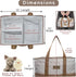 KIDSco. Baby Diaper Caddy. Portable Storage for Diapers, Wipes and Changing Table Essentials. A Nursery and Travel Must