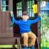 3 Pcs Playground Accessories for Kids - Outdoor Swing Set Equipment, Pirate Ship Wheel, Telescope, Telephone