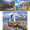 Bits and Pieces Value Set of Three 300 Piece Jigsaw Puzzles for