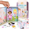 Story Magic Dress-Up Dolls Playset - Magnetic Case with Outfit and Accessory Pieces for Travel and Playdates