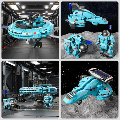 Lucky Doug STEM Projects for Kids Ages 8-16: 6-in-1 Building Science Kits for Solar Robot and Space Toys