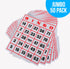 Regal Bingo - Easy Read Jumbo Bingo Cards, 50 Count, Perfect for Large Groups, Non-Repeating Set