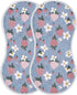 decor gift 4 Pack 22x11in Cotton Burp Cloths Breathable Naughty Ocean Strawberry Lilac Burp Rags for Gender Neutral