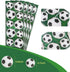 Outus 600 Pcs Self Adhesive Soccer Ball Stickers for Kids, 0.9" and 0.7" Sports Theme for Scrapbooks, Party Favors