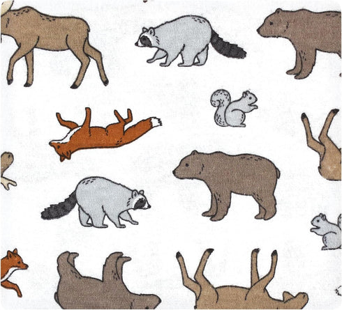 Animal Adventure Flannel Receiving Blankets Bundle for Babies - One Size
