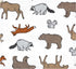 Animal Adventure Flannel Receiving Blankets Bundle for Babies - One Size