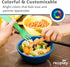 Re-Play Toddler Forks and Spoons Set - 8 Utensils for Kids - Dishwasher and Microwave Safe - Made in USA - 5.8" x 1.2"