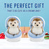 Snowball Stuffed Surprise Zip Up Animal, 6 inch Cute & Soft Plush Toy, Perfect for Friends and Family
