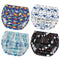 Joyo roy 4Pcs Plastic Underwear for Potty Training, Swim Diaper Covers for Toddlers, Waterproof Rubber Pants