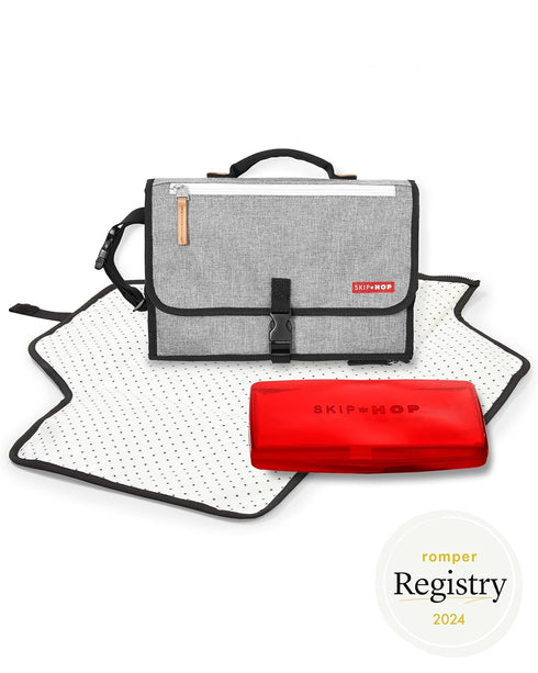 Portable Baby Changing Pad - Pronto in Grey Melange