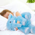 5Lb Weighted Elephant Stuffed Animals, 16in Plush Giant Throw Pillow for Boys and Girls Christmas (Blue)