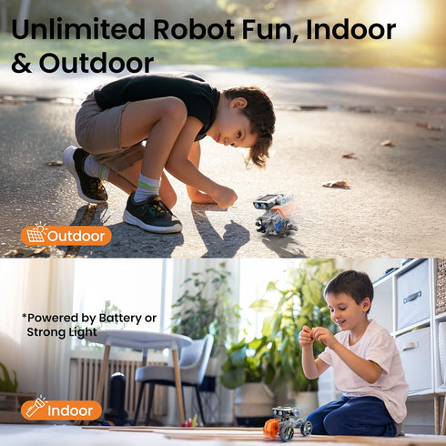 8-13, 15-in-1 Set 212 AOHU Solar Robot Building Kit STEM Gift for Boys Aged DIY Educational Science Building Toy, Solar