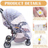 (2 Pack) Pack Baby Stroller Mosquito Net - Durable Mesh Protection for Bassinets, Cradles, Playards, N Plays & Portable