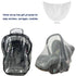 LLUFO Baby Car Seat Rain Cover Universal Weather Shield Waterproof,Easy Access Zipper,Side Ventilation,EVA